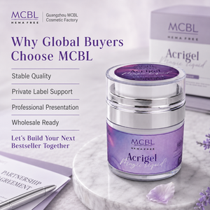 Nouveau Gel <span class=keywords><strong>Acrigel</strong></span> Lissant pour Extension d'Ongles Usage Professionnel en Salon Sans HEMA Gel Constructeur UV Marque Privée Fabricant OEM - Product Image 1