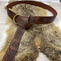 Cross Border sabuk timbul Celtic abad pertengahan sabuk Knightring Retro properti panggung COSPLAY sabuk cincin pinggang kostum