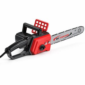 Professionelle Rote Kabelgebundene Elektrische Kettensäge Tragbare Holzschneidesäge für Gartenpflege, Holzfällen und Brennholz - Product Image 1