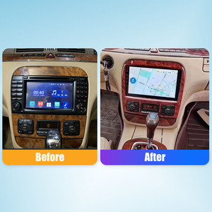 Autoradio pour Mercedes Classe <span class=keywords><strong>S</strong></span> 1999-2007 2Din Android Autoradio Stéréo Voiture Lecteur DVD GPS Navigation Multimédia Android Auto Carplay - Product Image 4