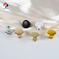 Bouton d'armoire en ABS à trou unique classique victorien finition cuivre vieilli réglable pour une utilisation de tiroir commode de cuisine armoire