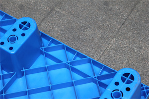 Palette en plastique de stockage d'entrepôt d'industrie plusieurs tailles palettes en plastique résistantes d'injection de HDPE - Product Image 6