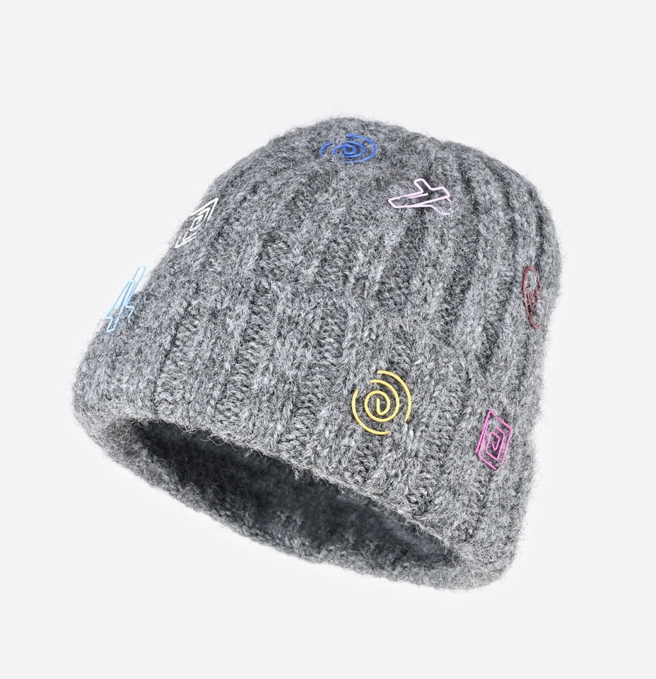Cute Korean Knit Beanie Hat Women Winter Warm Thick Earflap  display picture 1