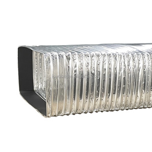<span class=keywords><strong>Tuyau</strong></span> <span class=keywords><strong>de</strong></span> ventilation carré flexible en aluminium pour <span class=keywords><strong>hotte</strong></span> <span class=keywords><strong>de</strong></span> <span class=keywords><strong>cuisine</strong></span>, conduit d'évacuation rectangulaire, flexible pour l'aération - Product Image 2