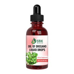 Huile d'origan liquide de haute qualité en gouttes, contribue à soutenir la santé digestive, le soutien digestif et la protection antioxydante immunitaire. - Product Image 1