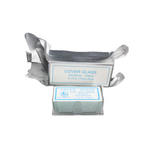 Couverture de verre pour <span class=keywords><strong>microscope</strong></span> borosilicate, 1 pièce, 18x18, 22*22, 24*24, 32, 24*40, 24x50, couvre-objets en verre - Product Image 1