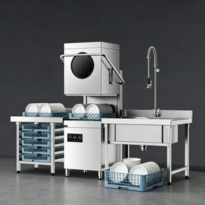 Lavavajillas Industrial para Cocina Comercial, Esterilización a Alta Temperatura para Restaurantes y Cafeterías - Product Image 1