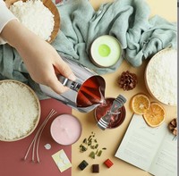 Kit complet de fabrication de bougies écologiques DIY pour enfants et adultes, fournitures de fusion de cire de soja, cire d'abeille, mèche en coton, Noël