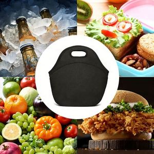 Sac à déjeuner en néoprène coloré, sac isotherme pour le déjeuner, taille personnalisée, sacs réutilisables pour les voyages en plein air - Product Image 5