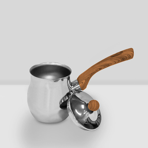 Phổ biến thép không gỉ cà phê chậu <span class=keywords><strong>Pitcher</strong></span> 3 kích cỡ kim loại <span class=keywords><strong>Pitcher</strong></span> Cup cho cà phê nóng lên - Product Image 1