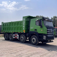 Camion lourd SAIC Hongyan 40T 12 roues, pneus robustes, 351-450 ch, 8X4, nouveau, conduite à gauche, caméra arrière, moteur diesel Weichai Euro 5