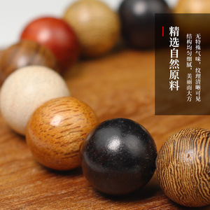 Multi Gemstone Sandalwood <b>Bracelet</b> 12mm Hand Polished Unisex Religious Ceremony Jewelry Collectible Gift - Product Image 3