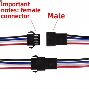 Kit de bornes de connecteur personnalisé série JST SM, conducteur en cuivre pur, gaine en PVC, 220V, pas de 2,5 mm - Product Image 3