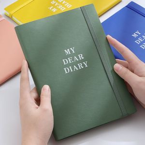 High Quality A5 Leather <strong>Notebook</strong> 75g Paper 80 Sheets Customizable Printed Pattern Thread Sewing Stylish Business Strap <strong>Notebook</strong> - Product Image 5