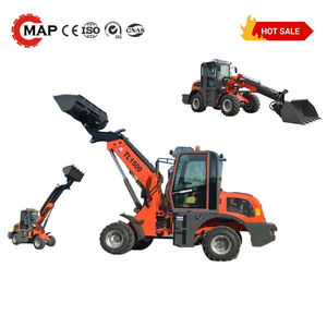 Carregadeira telescópica de rodas <span class=keywords><strong>1.4</strong></span> Ton Pá carregadeira telescópica Telehandler chinesa Balde carregadeira de rodas para venda - Product Image 2