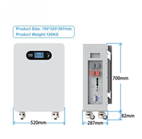 Аккумуляторная батарея YUTANDA 48В 300Ач LiFePO4 Powerwall 14кВтч 15кВтч 280Ач для хранения солнечной энергии с поддержкой CAN-коммуникации