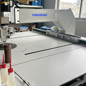 YS-RS90H kain bahan tebal berat X130 cm sekrup ganda mesin jahit pola cerdas pintar untuk garmen - Product Image 2