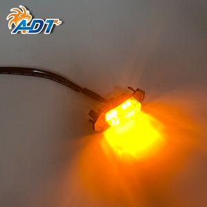 ไฟท้ายกันชนหลังแบบโปร่งแสง ADT สีแดงอำพันขาว 4 ชิ้น 4 หลอด LED ของแท้ พร้อมฟิวส์สำหรับ TACOMA - Product Image 6