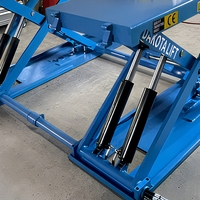 Elevador de Tijera Wolange International con Certificación CE, de Carga Pesada (3500 kg), Doble Cilindro, Elevación Media, para Sedanes/SUV/Vehículos Comerciales