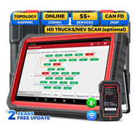 Herramienta de Diagnóstico Bidireccional X431 Pro3S+ V5.0, Lector de Códigos OBD2 EOBD, 37 Funciones de Reinicio, Software de 2 Años de Garantía, Pantalla de 13.3 Pulgadas