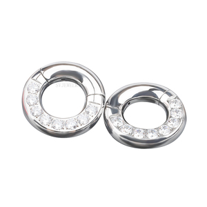 Ý Tưởng Sản Phẩm Mới 2024 Rose Gold Plated F136 Titan Bản Lề Phân Khúc Vòng Hợp Thời Trang Unisex Piercing Đồ Trang Sức - Product Image 6