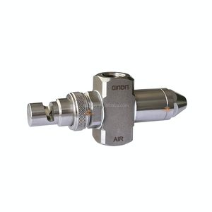 Áp lực Fed lệch lệch không khí phun vòi phun, góc rộng Quạt phẳng không khí chất lỏng bên trong hỗn hợp sương mù phun mô hình máy bay phản lực - Product Image 2