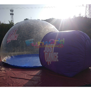 Outdoor giant inflatable <b>bubble</b> tent photo booth igloo dome tent air tunnel playhouse - Product Image 4