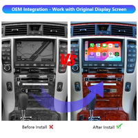 Kit d'interface décodeur multimédia sans fil Apple CarPlay Android Auto Crown Upgrade pour Toyota Crown 2006-2008