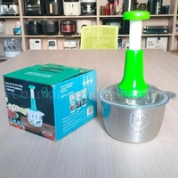 Hete Aanbieding Huishoudelijke Voedselhakselaar, Groente- en Fruit Snijder, Multifunctioneel RVS Keukenapparaat