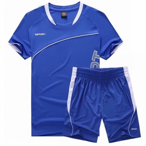 Seragam Sepak Bola Grosir 100% Poliester Bernapas Maillot De Foot Kaos Sepak Bola untuk Pria - Product Image 3