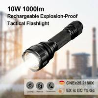 Lampe torche anti-explosion, étanche IP68, robuste, pour la lutte contre les incendies et les secours, lampe torche LED à haute luminosité, longue portée