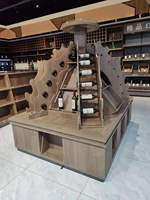 Présentoirs en bois et métal pour supermarchés, rayonnages et gondoles en bois pour supermarchés, articles pour Dollar Stores