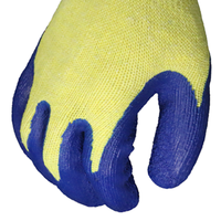 Gants de sécurité MaxiPact en polyester, 10 jauges, 2 fils, revêtement en latex froissé, respirants, durables, antidérapants, certifiés CE