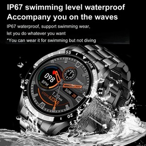นาฬิกาสมาร์ทวอทช์ <span class=keywords><strong>LIGE</strong></span> BW0189 รุ่นธุรกิจและแฟชั่นสำหรับผู้ชาย หน้าจอสัมผัสเต็มรูปแบบ นาฬิกาออกกำลังกายกันน้ำระดับ <span class=keywords><strong>IP67</strong></span> สำหรับผู้ชาย - Product Image 6