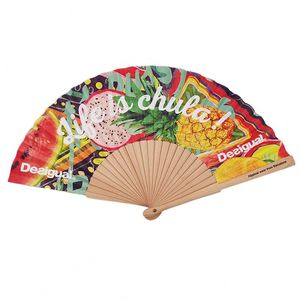 Vente flash - Éventail en bois personnalisé pas cher de bonne qualité pour la décoration et les cadeaux - Product Image 6