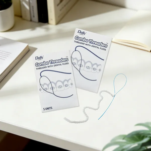 <span class=keywords><strong>Fil</strong></span> <span class=keywords><strong>dentaire</strong></span> orthodontique épais et extensible pour usage quotidien et voyage, avec enfile-<span class=keywords><strong>fil</strong></span>, 5 pièces pour le nettoyage des appareils dentaires, en sachet en papier - Product Image 4
