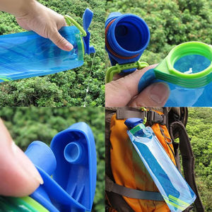 Bolsa de Agua Plegable Portátil Ultraligera de 700 ml para Hidratación, Ideal para Senderismo, Camping y Deportes al Aire Libre, Venta al Por Mayor - Product Image 2