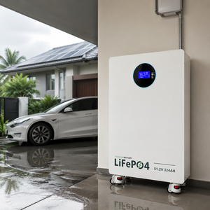 Batterie au lithium LiFePO4 51,2 V 314 Ah 16 kWh avec application Bluetooth pour système de stockage d'énergie solaire domestique - Product Image 2