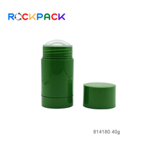 Contenant vide mat pour déodorant en stick 40g, tubes cosmétiques à torsion, flacons de parfum en plastique pour déodorant