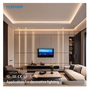 ไฟแถบ LED COB แบบเรืองแสงสม่ำเสมอ ไม่มีจุดแสงเด่น สำหรับห้องนั่งเล่นในที่พักอาศัย ปรับความสว่างได้ ตัดได้ - Product Image 6