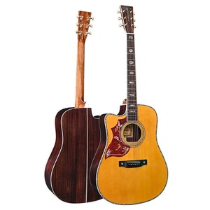 <span class=keywords><strong>Chitarra</strong></span> <span class=keywords><strong>Acustica</strong></span> Folk Wodison di Alta Gamma per Mancini, Completamente in Legno Massello con Pickup Elettrico, Misure 41" e 40" - Product Image 3