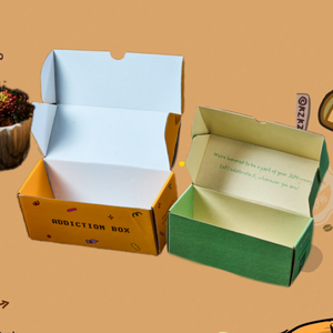 Biểu tượng tùy chỉnh thân thiện với môi đưa ra Hộp giấy cho <span class=keywords><strong>Biscuit</strong></span> Cookies giấy gói các tông vận chuyển bao bì hộp Cookie hộp - Product Image 2