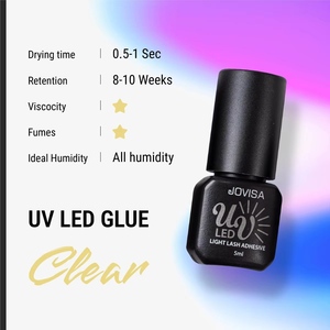 Pegamento para Pestañas UV de 5 ml, Resistente al Agua, para Revendedores Exclusivos, Sin Alcohol, Fuerte Fijación, Secado Rápido, Retención de 8 a 10 Semanas - Product Image 2