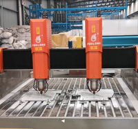 Motor de router CNC 3D Hualong para grabado de alta precisión en lápidas, monumentos, mármol, granito y piedras naturales