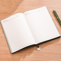 Carnets de notes Livraison rapide 100% cuir recyclé Reliure à inserts Agenda quotidien 2025 Luxe Espagnol