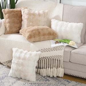Copricuscini Decorativi Plush-Looser in Stile Lussuoso, in Poliestere Morbido e Resistente per Divano e Camera da Letto - Product Image 1