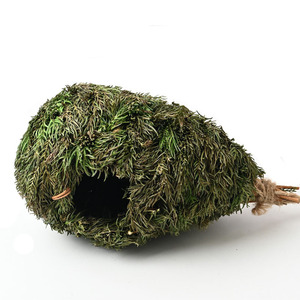 รังนกหญ้าทำมือ Ajesty ขนาด 20x12 ซม. ของตกแต่งสวนแบบแขวนสำหรับนก - Product Image 4
