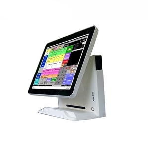 POS1618P Sistema POS Touch Screen da 15 Pollici Bianco Economico con Software Touch-Sensitive Tutto in Uno - Product Image 3