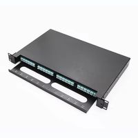 12 16 24 48 72 cœurs MPO/MTP LC Cassettes Module de panneau de brassage à fibre optique Cassette Box 1U Hauteur pour réseaux 3G 4G 5G POE