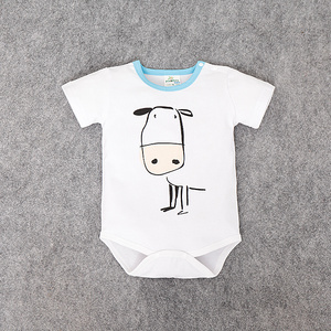 สินค้าขายดี เสื้อผ้าเด็กทารก ชุดรอมเปอร์แขนสั้นสำหรับฤดูร้อน พร้อมหมวก - Product Image 5